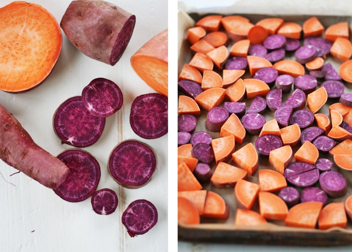 roasted sweet potatoes