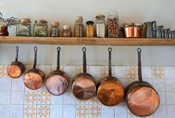 Image of copper cookware