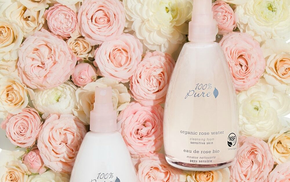 100% Pure Organic Rose Water Skincare