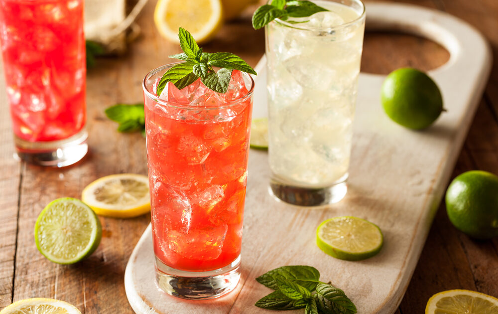 Go booze free with mocktails.