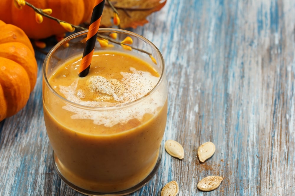 Pumpkin pie protein smoothie recipe