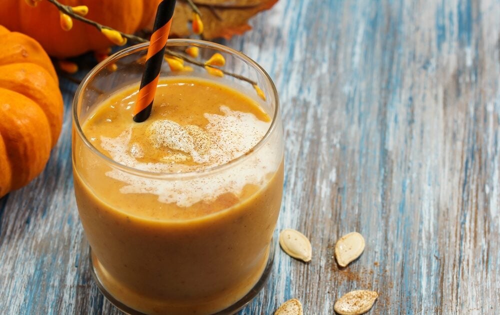 Pumpkin pie protein smoothie recipe