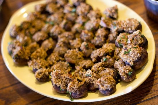 mushroom recipes - stuffed mushrooms