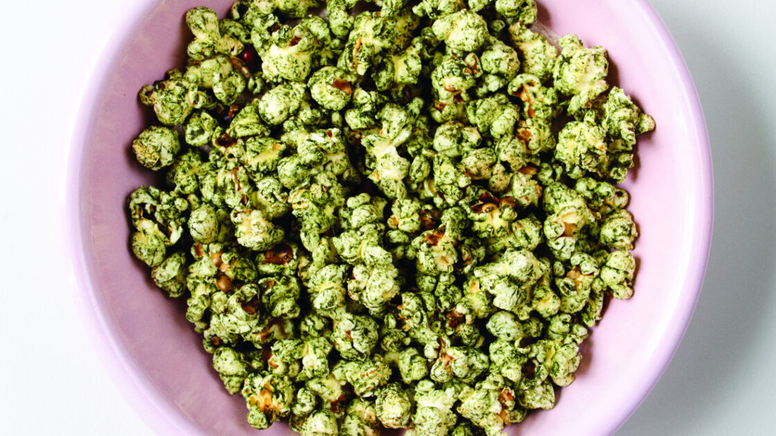 Green Supperfood Popcorn Recipe