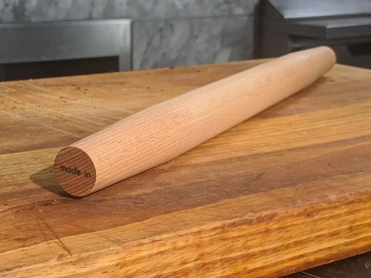 baking gifts like this rolling pin will make the recipient very happy