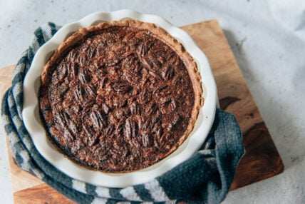 pecan pie recipe with bourbon for the holidays