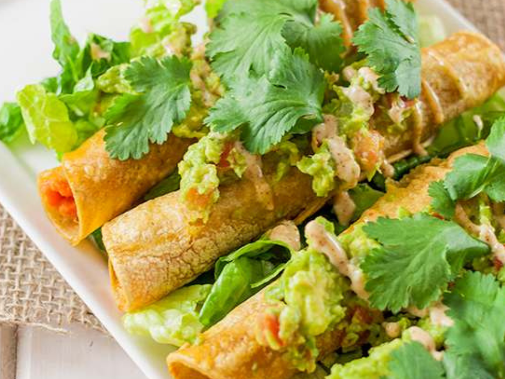 image of sweet potato taquitos